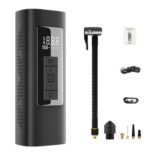 Cross-border aluminum alloy car wireless air pump portable car tire air pump electric high pressure high power