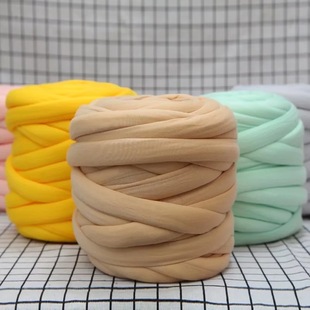 Super thick ice island thread thick wool filling core cotton hand-woven DIY cat nest bag pillow baby bed circumference anti-collision line