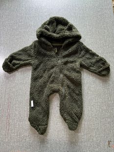 Autumn and Winter Baby's All-in-one Clothes Baby's Climbing Wear Thick Warm Newborn's Flannel Outgoing Wear Plush Clothes