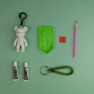 Интернет-красное DIY бриллиантовый медведь материал пакет пара брелок бриллиант медведь подарок на день рождения пара брелок