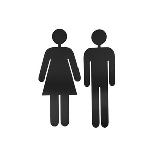 Cross-border stainless steel toilet doorplate toilet signage toilet signage no smoking metal inscription in stock