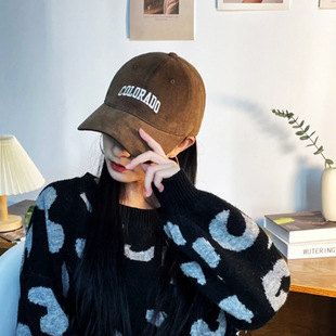 Pure Cotton Washed Breathable Comfortable Spring and Summer Sun Hat Ins Style Cap Sunscreen Cap Women's Soft Top Star Baseball Cap