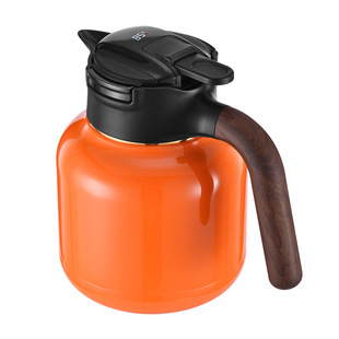 Ceramic Tea Brewing Pot with Temperature Display, Wholesale Insulated Pot, Tea Brewing Pot, Stainless Steel Large Capacity Brewing Pot