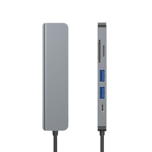 Type-c Hub док-станция hdtv4K HD USB3.0 ноутбук шесть в одном USBC концентратор