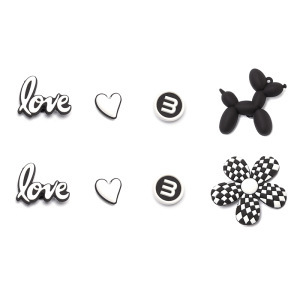 Cave Shoes Shoes Flower Accessories DIY Shoes Decorative Buckle 2025 New Cute Cartoon Removable Adaptable Plastic Drops
