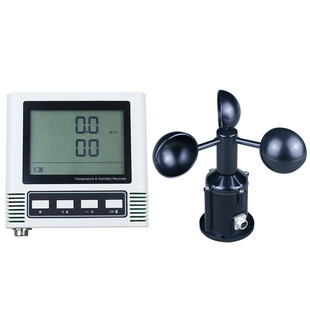Wall-mounted wind wind level measuring instrument with low power consumption display
