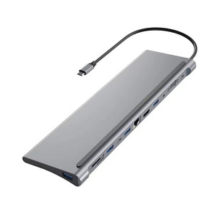 Док-станция TYPEC для Apple Huawei 12 в одном HDTV VGA USB3.0 расширяет зарядку док-станции PD