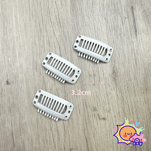 South Korea imported stainless steel wig clip pet beauty BB clip marzis dog hairpin children's hair clip