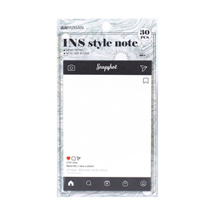 Language Leisure Post-it Notes Daily Fragment Series ins Style Simple Joker Record Note Paper Hand Account Decoration Base Paper