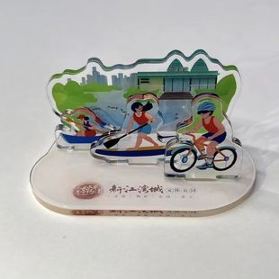 Stereo Postcard Campus Graduation Souvenir Customized Acrylic Photo Ornaments Crafts Promotional Enterprise Wenchuang