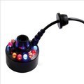 Atomizer head fog volume atomizer humidifier aromatherapy oxygen bar 20mm colorful 12 light waterscape atomizer