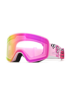 Factory wholesale children's ski goggles large cylindrical double-sided anti-fog 5-14 years old ski goggles outdoor equipment customization