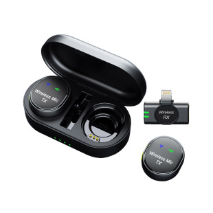 Cross-border anchor noise reduction wireless microphone charging warehouse mobile phone live broadcast one-to-two radio wireless collar clip microphone