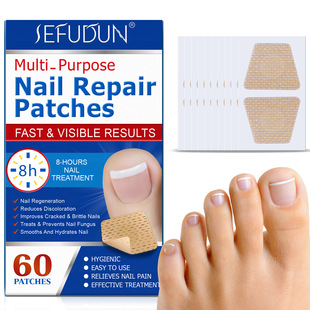 SEFUDUN nail repair patch nail groove nail correction device toenail patch 60/box