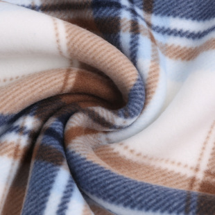 Flannel composite fabric single-sided velvet printing composite White comfortable cotton velvet fabric autumn and winter coat casual clothing fabric
