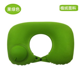 Inflatable Pillow U-shaped Pillow Push-type Automatic Inflatable Pillow 8 Seconds Inflatable Pillow Source Manufacturer Spot Direct Sales Travel Pillow