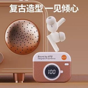 Новая частная модель X73 ретро беспроводной вкладыши bluetooth наушники с кожаным рисунком ретро камера выглядит супер долго