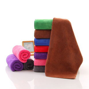 Car wash towel car towel thickened lint-free absorbent towel home and car dual-use rag gas station gift