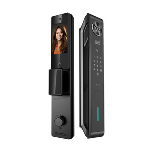 Dual Camera Face Smart Door Lock Visual Cat's Eye Home Security Intercom