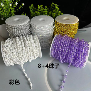 Acrylic bead curtain line curtain wedding road lead crystal string wedding scene stage ceiling decoration diy door curtain partition