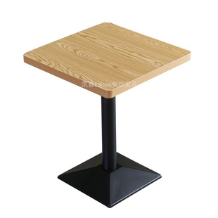 Commercial long table snack fast food noodle restaurant dessert milk tea shop coffee western restaurant restaurant round table