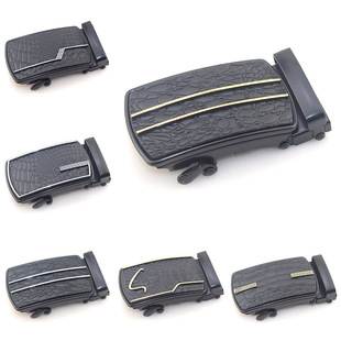 Factory wholesale men's automatic Buckle Head running Jianghu stall exhibition temple fair than cowhide cattle aviation Belt Buckle Head