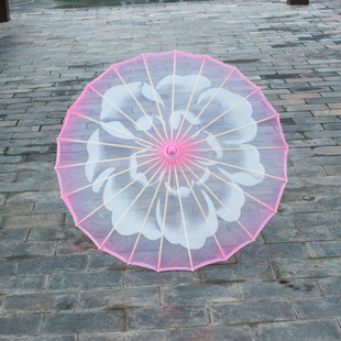 Spring Festival Gala under Qingming Rain Jasmine Flowers Open Dance Suit Umbrella Classical Chinese Style Walk Show Performance Umbrella Dai Rain Youyou