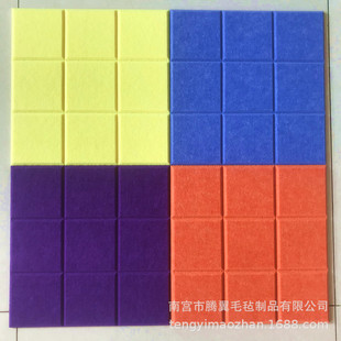 Polyester Felt Board KTV Decoration Wall Sound Insulation and Sound Absorption School Kindergarten Works Display Cork Board