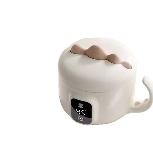 Little White Bear Children's Baby Constant Temperature Bowl Supplementary Bowl Charging Water-free Eating Heat Preservation Bowl