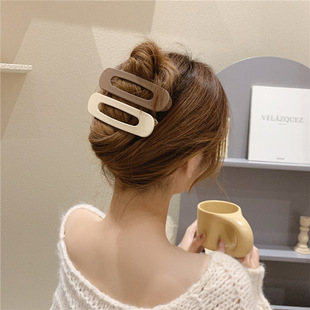 Tan Songyun Same Style Large Duckbill Clip Macaron Color Clip Horizontal Clip Hairpin Fashionable All-match Simple Hairpin