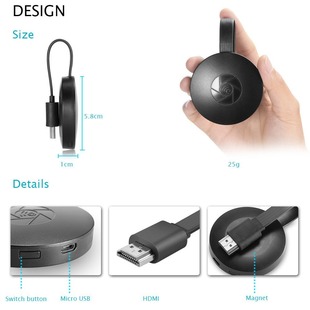 Беспроводной экранный плеер G2 подходит для плеера экрана WiFi телефона Apple Android Dongle видеоэкранного плеера