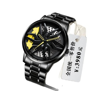 Foreign trade cross-border automatic movement watch men's tide waterproof wheel style non-mechanical watch trembles a generation of hair