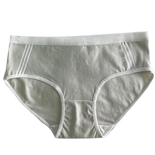 Underwear Women's Cotton Cotton Crotch Mid-waist Seamless Japanese Style Sports Style Girl's Sexy Underpants Short Triangle Pants
