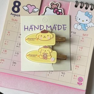 Sanrio без следов заколка для волос милая сладкая девушка сердце мультфильм челка