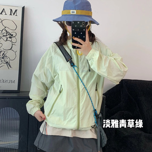 Sun-protective clothing for women 2025 summer new uv-resistant upf50 ultra-thin ice silk cool elastic coat for women