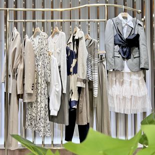 Autumn coat dress cut label women's tailstock wholesale counter withdrawal brand discount live selling entities