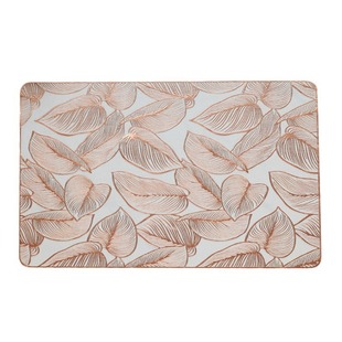 Rectangular PVC Placemat Creative Waterproof Oil-proof Anti-scalding Heat Insulation Mat Decorative Mat Placemat Cross-border Supply
