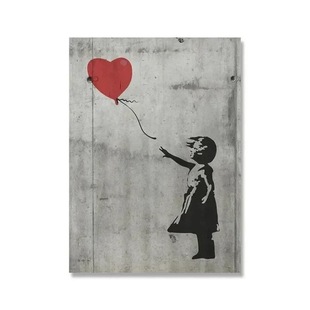 Banksy graffiti poster canvas a generation of cross-border foreign trade Temu Amazon AliExpress canvas painting core