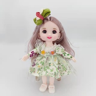 8 minutes 16cm cute expression BJD doll suit clothes can be changed 13 joint princess girl toys wholesale