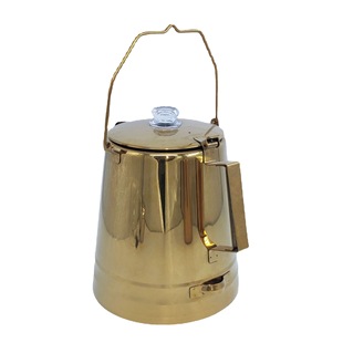Outdoor 14 cups 28 cups stainless steel coffee pot factory wholesale
