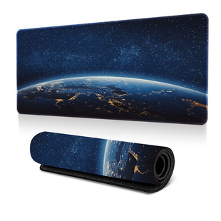 Amazon cross-border mouse pad wholesale thick lock edge computer desk pad office learning pad oversized non-slip keyboard pad