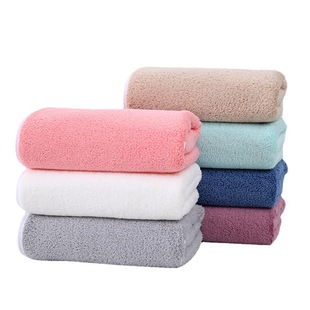 Coral fleece towel thickened absorbent large size towel face towel daily necessities super towel wholesale face towel edge