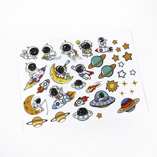 Customized Self-adhesive Label Sticker Small Batch Waterproof Transparent PVC Advertising Seal Sticker Roll Colorful Printing
