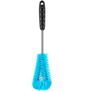 Factory direct Sports Cup cleaning brush set can brush hollow position handle blue and black