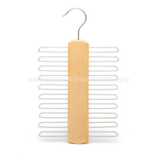 Wholesale of High-End Solid Wood Clothes Hangers for Hotels and Guesthouses, Wholesale of Tie Hangers, Printable Logo