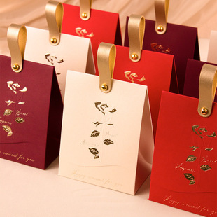 Amazon Cross-border New Creative Wedding Candy Box Wedding Instagram Style French Internet Celebrity Portable Candy Gift Box