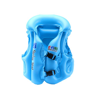 In stock supply summer children's inflatable pvc swimsuit ABC swimming buoyancy vest swimming help swimsuit wholesale