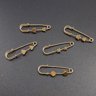 Exquisite small waist size reduction pin adjustment waist pants tightening artifact fixed clothes anti-light brooch