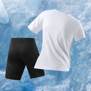 (Stalls Can Be Featured) Summer New Sports Suit Men's Summer Fitness Short-Sleeved T-Shirt Men's Quick-Drying