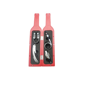 Amazon New Wine Bottle Kit Открывалка для бутылок/заливка/винное кольцо Бытовой винный набор в наличии оптом
